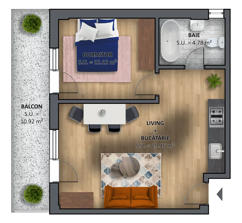 TRL Beach Villa apartmanet 12, 20, 28, 36, 44